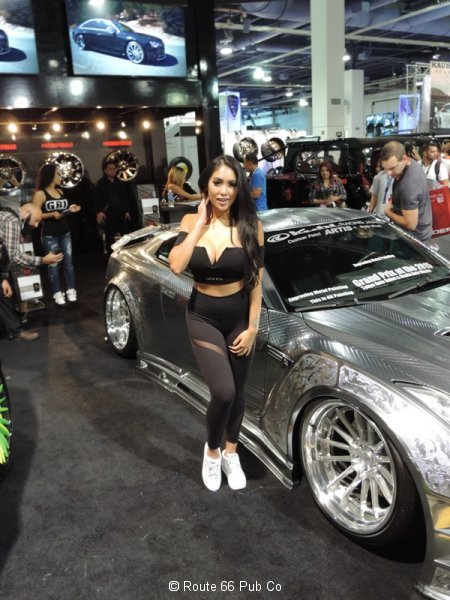 Silver Nissan GTR with Model