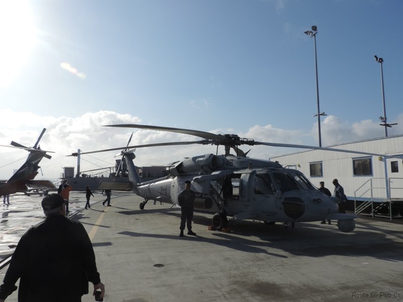 USS Coronado's helicopter