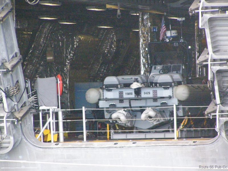 Rear deck of USS Coronado