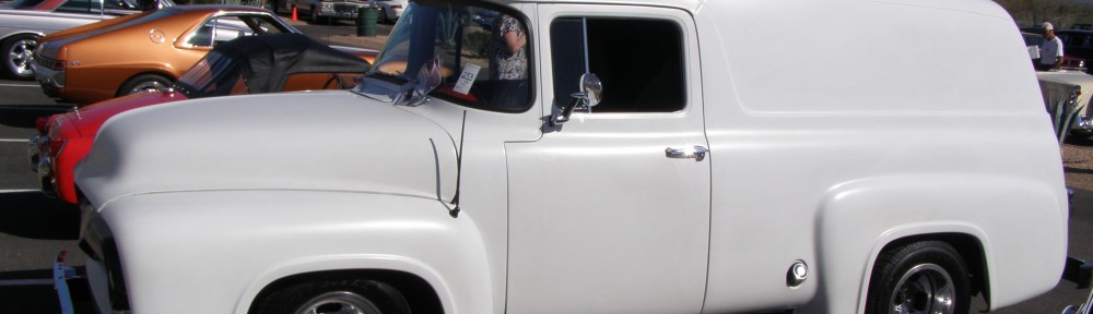 Green Day’s Mike Dirnt offered his 56 Ford Panel Truck at Silver Auction’s Arizona in the Spring