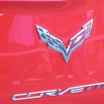 Corvette lettering on rear of 2014 Stingray