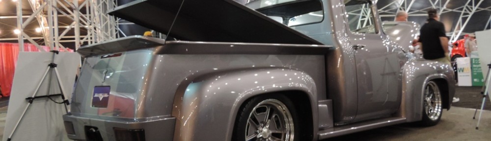 Snakebit F100 56 Ford Truck sells at Barrett Jackson