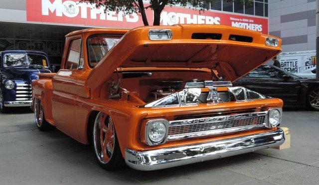 66 Chevy Stepside from SEMA