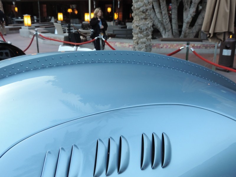 Bugatti Rivets on Roofline