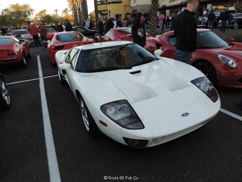 Ford GT in White Front View