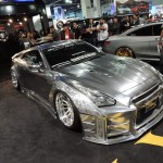 Engraved Paint on Silver 2013 Nissan GTR